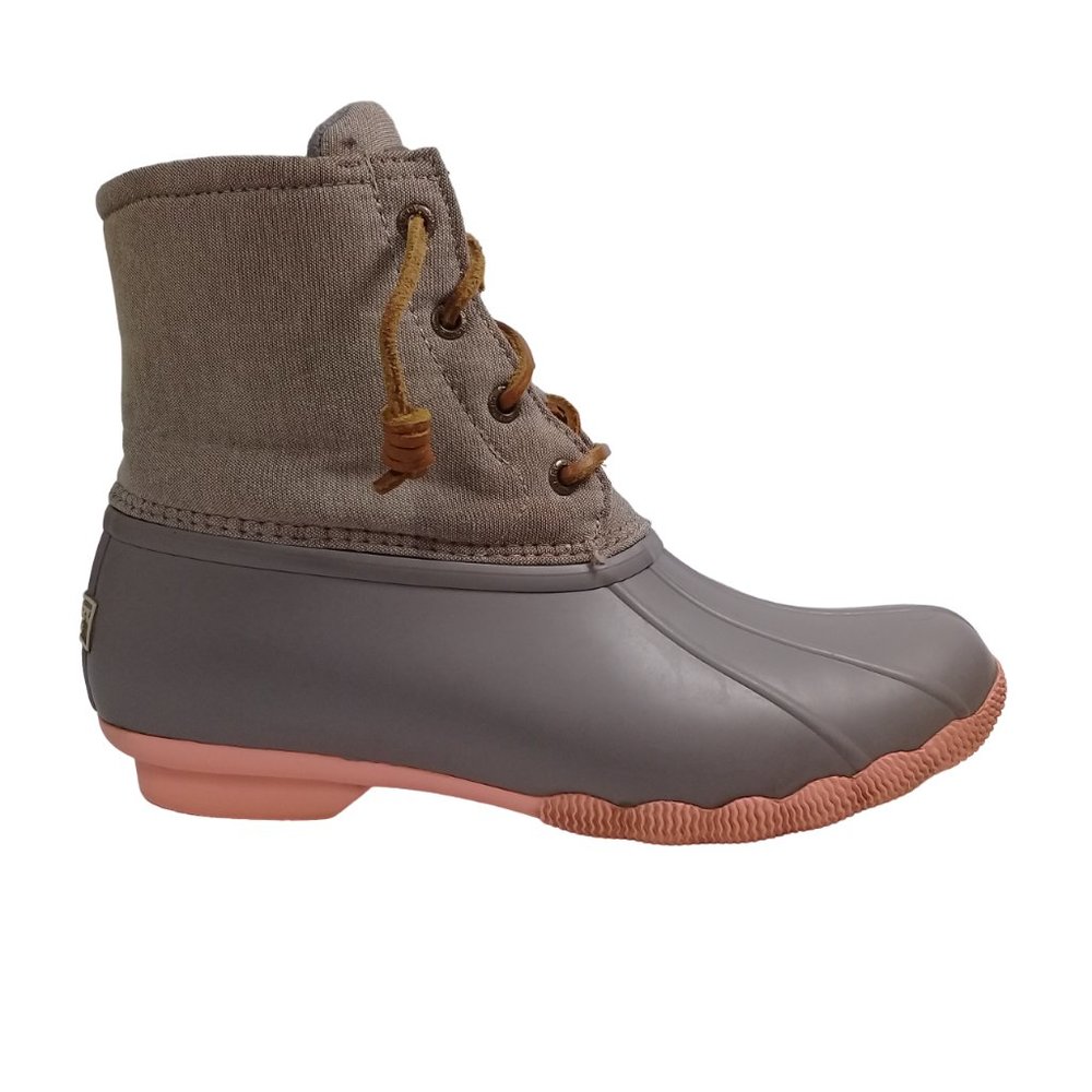 Sperry Saltwater Women's Rubber Waterproof Rain Pop Outsole Duck Boot Size 8M
